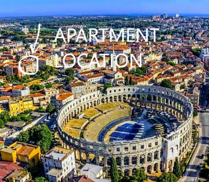 Pula Center Arena Belvedere Apartments And Rooms 外观 照片
